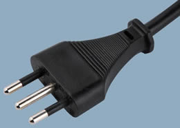 YDL-10 Italy CEI 23-16 2P+T IMQ 3 Prong 10A Plug Power Cord