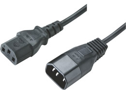 JF-05 JF-06 VDE IEC 60320 C14 Plug To IEC 60320 C13 Connectors