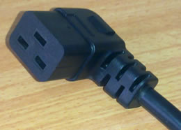 IEC 60320 C19 right angle  Connector C19W